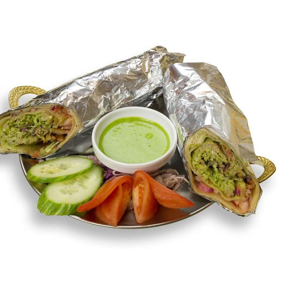 Kana tikka Kathi roll / Chicken tikka Kathi roll